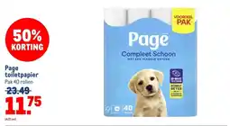 Makro Page toiletpapier aanbieding