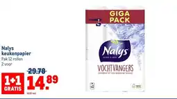 Makro Nalys keukenpapier aanbieding
