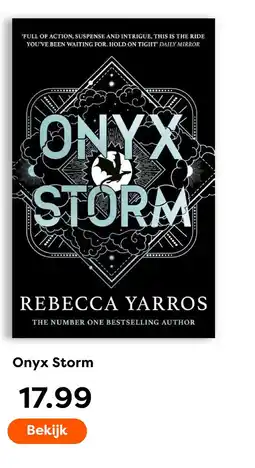 The Read Shop Onyx Storm aanbieding