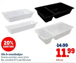 Makro Alle A-snackbakjes aanbieding