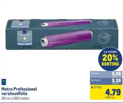 Makro Metro Professional vershoudfolie aanbieding