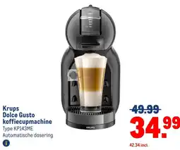 Makro Krups Dolce Gusto koffiecupmachine aanbieding