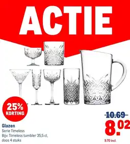 Makro Glazen aanbieding