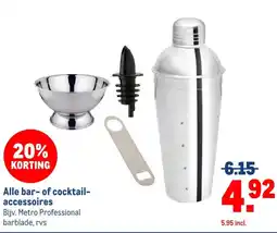 Makro Alle bar- of cocktail- accessoires aanbieding