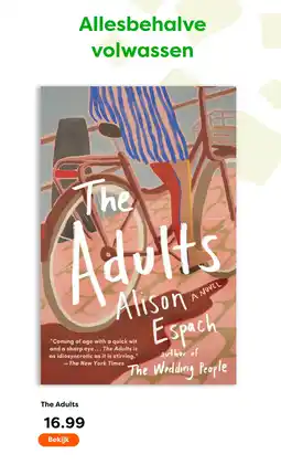 The Read Shop The Adults aanbieding