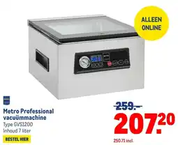 Makro Metro Professional vacuümmachine aanbieding