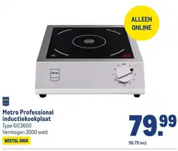 Makro Metro Professional inductiekookplaat aanbieding