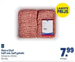Makro Metro Chef half-om-half gehakt aanbieding
