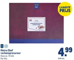 Makro Metro Chef varkensprocureur aanbieding