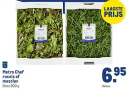 Makro Metro Chef rucola of mesclun aanbieding