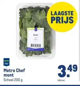 Makro Metro Chef munt aanbieding