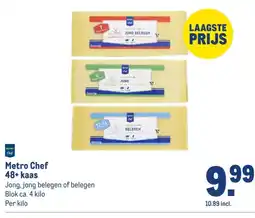 Makro Metro Chef 48+ kaas aanbieding