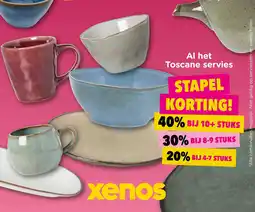 Xenos Al het Toscane servies aanbieding