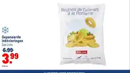 Makro Gepaneerde inktvisringen aanbieding