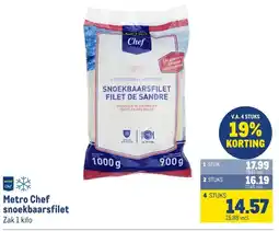 Makro Metro Chef snoekbaarsfilet aanbieding