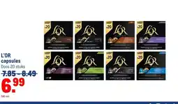 Makro L'OR capsules aanbieding