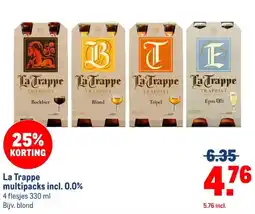 Makro La Trappe multipacks incl. 0.0% aanbieding
