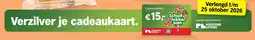 Albert Heijn Cadeaukaart aanbieding