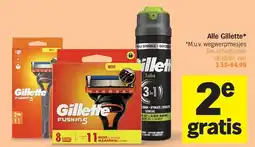 Albert Heijn Alle Gillette* aanbieding