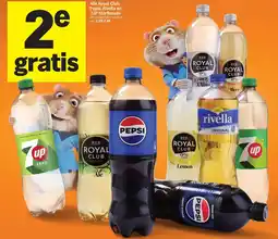 Albert Heijn Alle Royal Club, Pepsi, Rivella en 7UP literflessen aanbieding