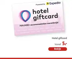 Bruna Expedia hotel giftcard aanbieding