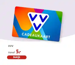 Bruna VVV cadeaukaart aanbieding