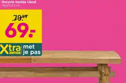 Xenos Recycle bankje Ubud aanbieding