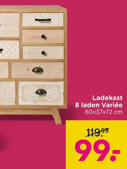 Xenos Ladekast 8 laden Variée aanbieding