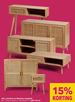 Xenos Alle Lombok en Batavia meubels aanbieding