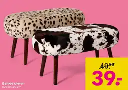 Xenos Bankje dieren aanbieding