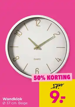 Xenos Wandklok aanbieding