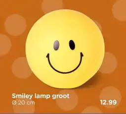 Xenos Smiley lamp groot aanbieding