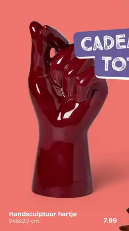 Xenos Handsculptuur hartje aanbieding