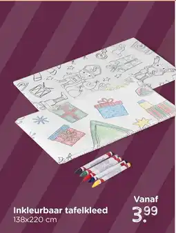 Xenos Inkleurbaar tafelkleed aanbieding