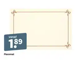 Wibra Placemat aanbieding