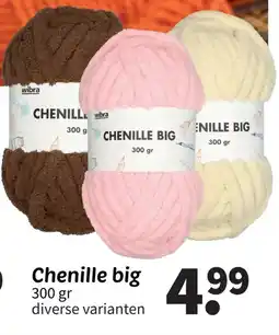 Wibra Chenille big aanbieding