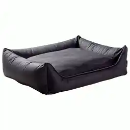 Pets Place MaxxNobel Ultra Orthopedische Sofa Lederlook - Mand - Zwart L aanbieding