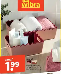 Wibra Mand aanbieding