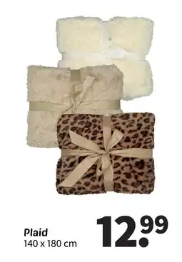 Wibra Plaid aanbieding