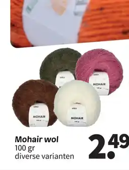 Wibra Mohair wol aanbieding