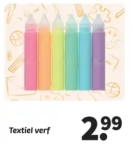 Wibra Textiel verf aanbieding