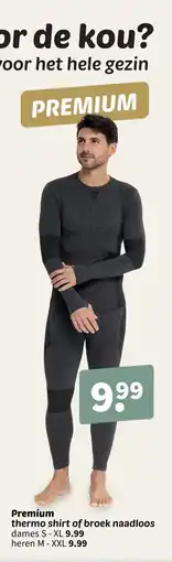 Wibra Premium thermo shirt of broek naadloos aanbieding
