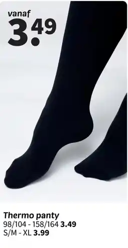 Wibra Thermo panty aanbieding