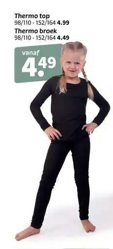 Wibra Thermo top of Thermo broek aanbieding