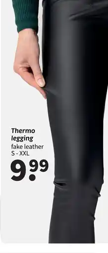 Wibra Thermo legging aanbieding