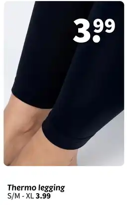 Wibra Thermo legging aanbieding