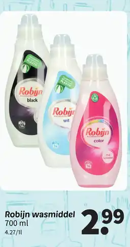 Wibra Robijn wasmiddel aanbieding