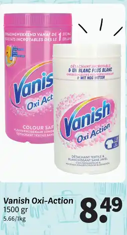 Wibra Vanish Oxi-Action aanbieding