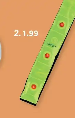 Wibra Reflectieband LED aanbieding