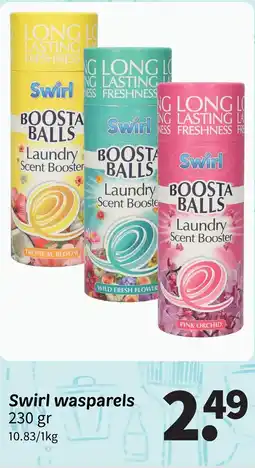 Wibra Swirl wasparels aanbieding